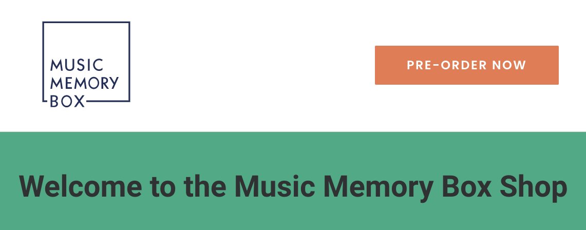 Music Memory Box tweet media