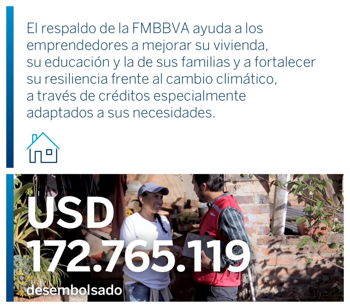 FMBBVA's tweet photo. #HOY en #FMBBVAenDatos | ¿Cómo se refleja el progreso de los emprendedores apoyados por la Fundación en 5 países de #AméricaLatina? Uno de los indicadores es el aumento del nivel de bienestar en el hogar. Haz clic aquí para saber más https://t.co/tNcVFWUW05 https://t.co/0ueM9Q3vKY