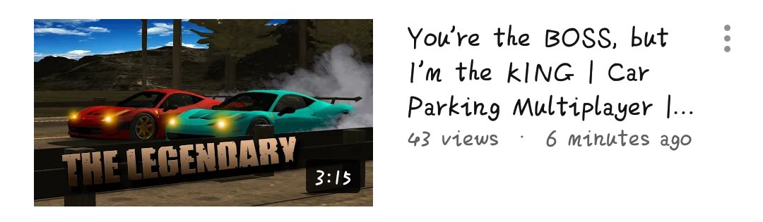 Car Parking Multiplayer ๐ | zeti
โข new type of vid โข
#CarParkingMultiplayer #CPM #Gaming #Gameplay #Game #Openhood #Livery #Widebody #LibertyWalk #Tutorial #RustyDecals #YouTuber #YoutubeGaming #zeti https://t.co/Bo7DdnoyNG