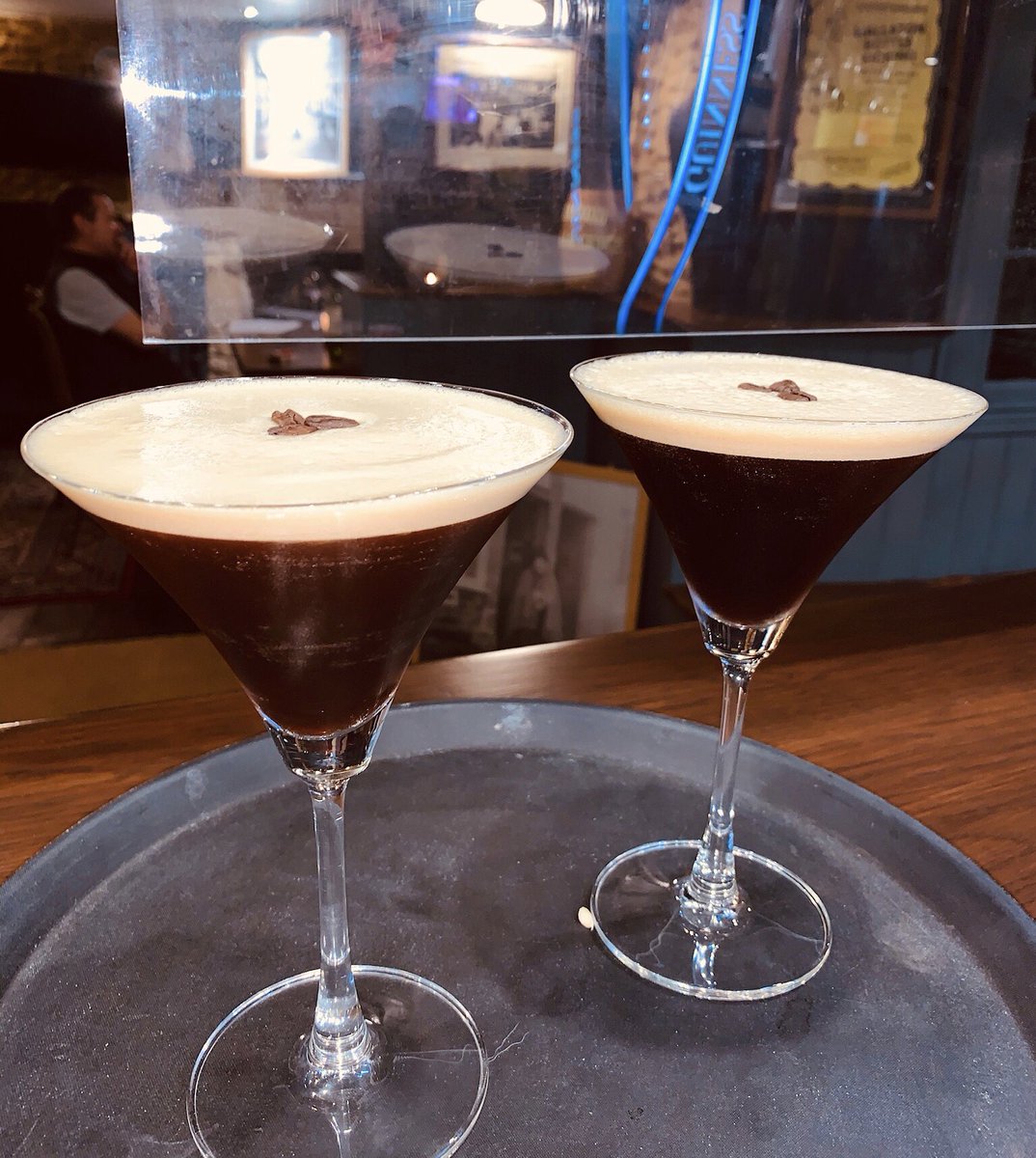 #fridayfeeling with an Espresso Martini 🍸 we still have tables available tonight so give us a call on 01858 555734 or email bookings@thebewicke.com