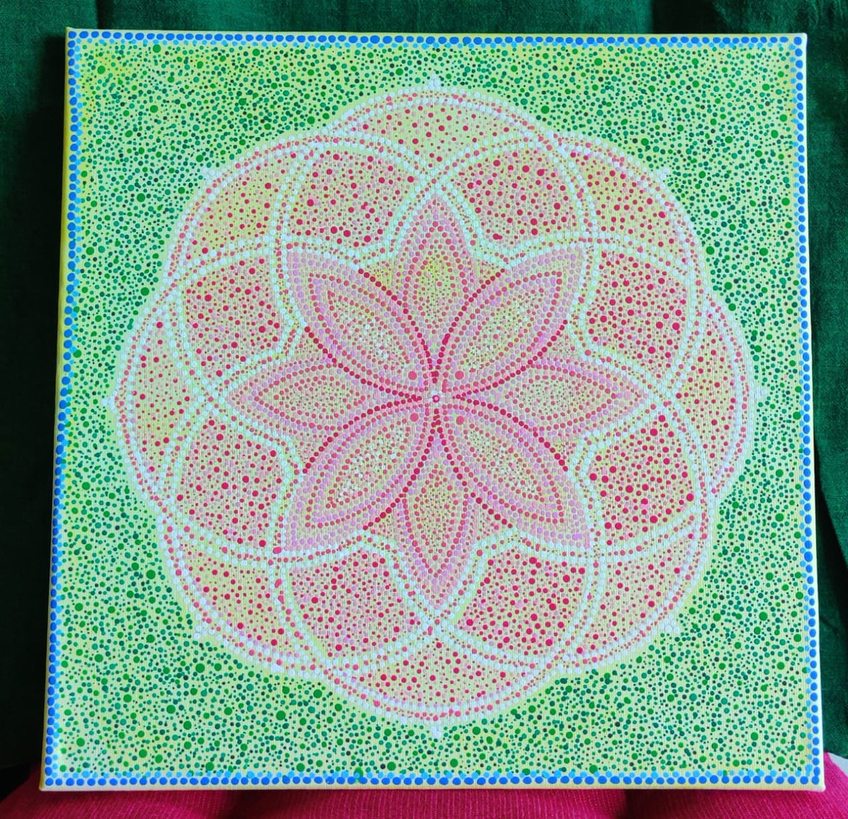 dhancreatives's tweet photo. A lotus flower with eight petals made the spinning wheel
loaded with five elements (to make the thread)
- Kabir
Joy of completing this one just in time to celebrate my milestone birthday!
#lotus #life #philosophy #classicalscience #art #handmade #meditation https://t.co/iaiaernZYX