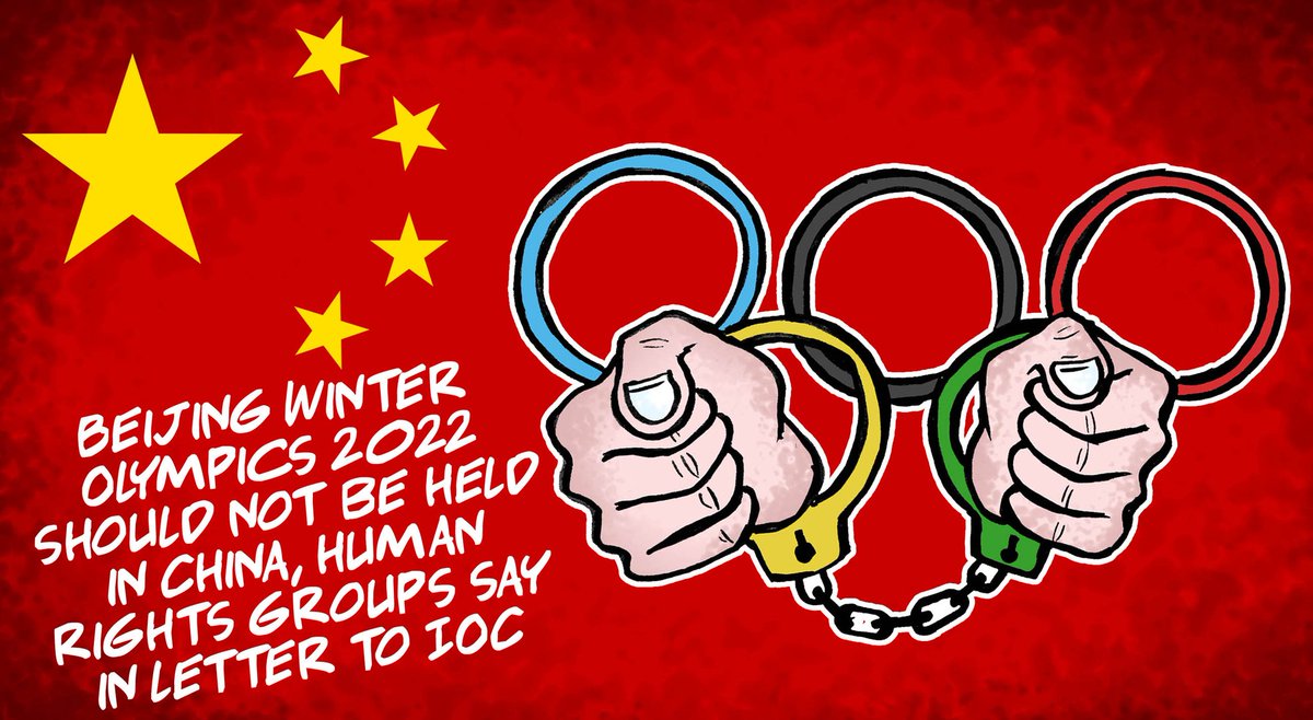 ABD_AL_WALI's tweet photo. Yes. #China is the largest #HumanRights violater. #SayNoToBeijing2022 #BoycottBeijing2020 
@Olympics https://t.co/rDpgsJb8kJ