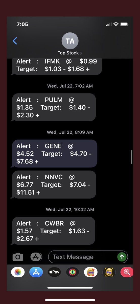 NotAlerts's tweet image. More #TopStockAlerts bullshit $GENE