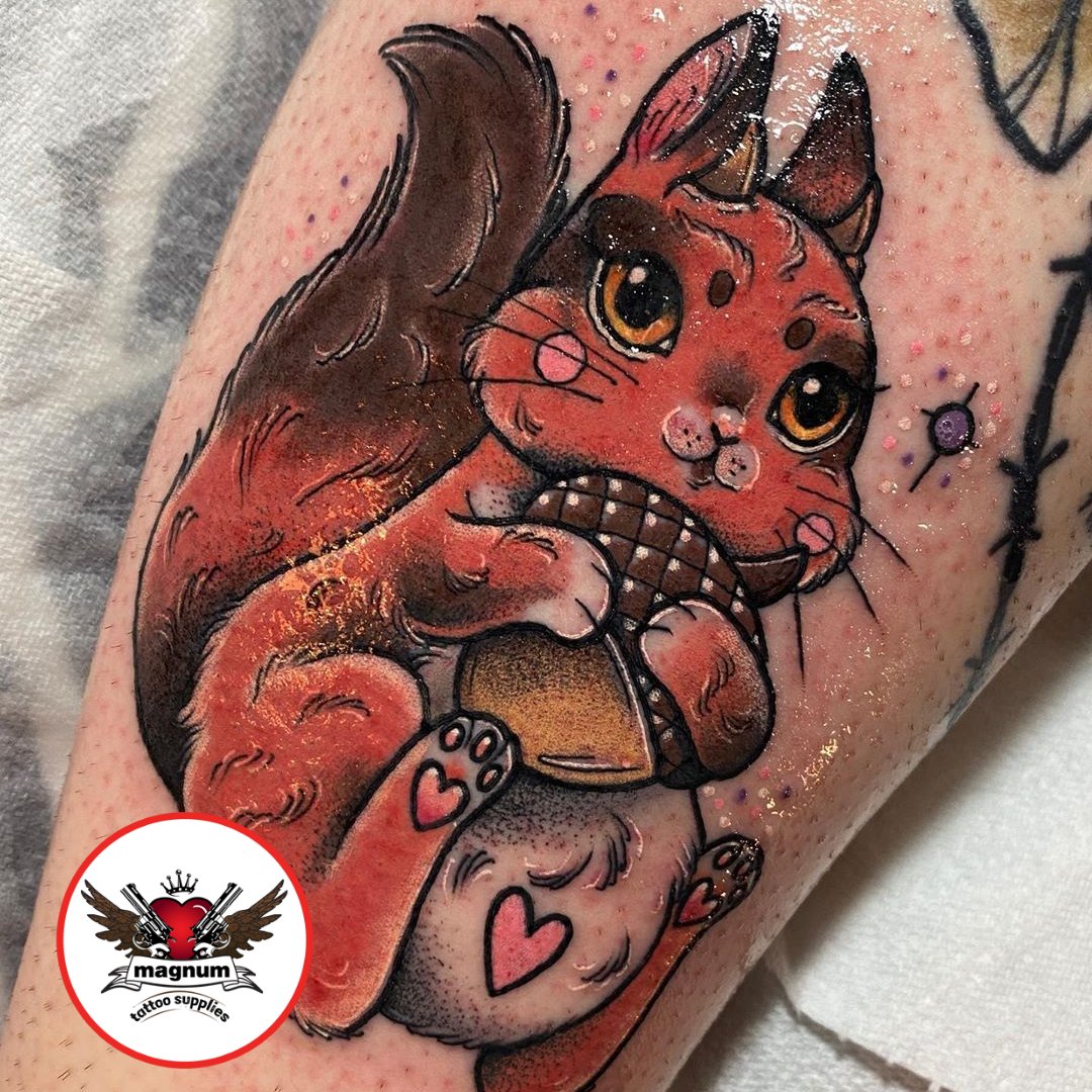 Tattoo tagged with: rib, portrait, squirrel, nut | inked-app.com