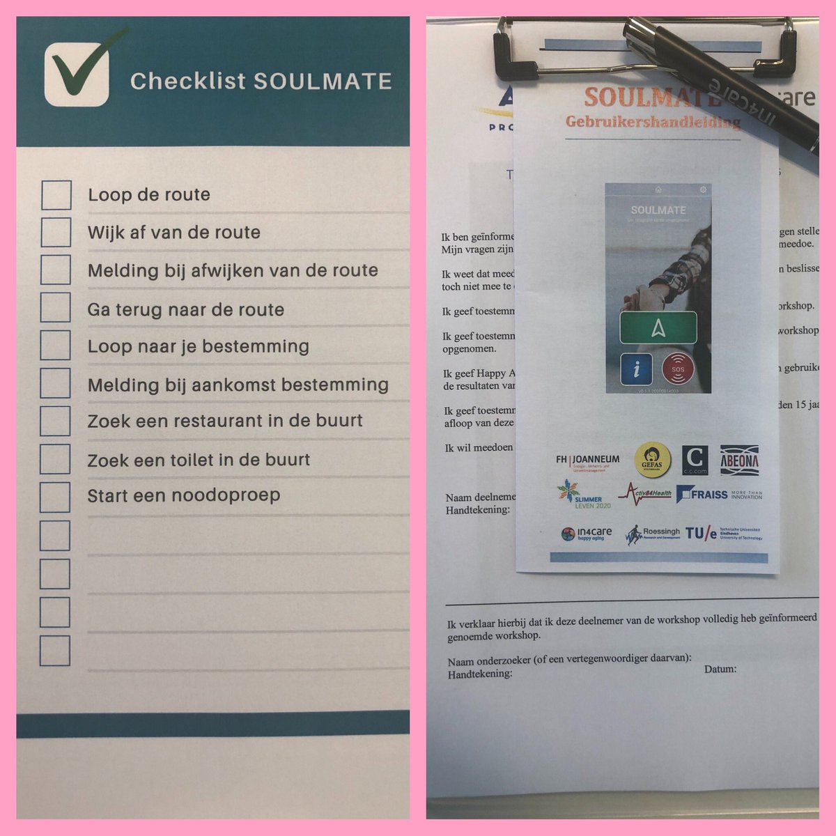Live testen @AALProgramme #SOULMATE reisgezel voor ouderen #mobiliteit #veiligheid. Goed voorbereid onderweg? Onze eindgebruikers gaan de dienst testen! #wordtvervolgd