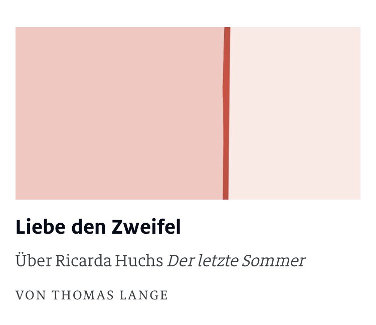 LangeThomasF's tweet photo. „In Wahrheit sind wir alle Zweifelnde, Irrende.“—So ist es, @IjomaMangold #lanz. 
Dass wir das als Tugend begreifen sollten, hat Ricarda Huch meines Erachtens so wunderbar gezeigt: https://t.co/MwGFuM2fGu 

@LogbuchSuhrkamp @suhrkamp https://t.co/ck2lA2EKDJ