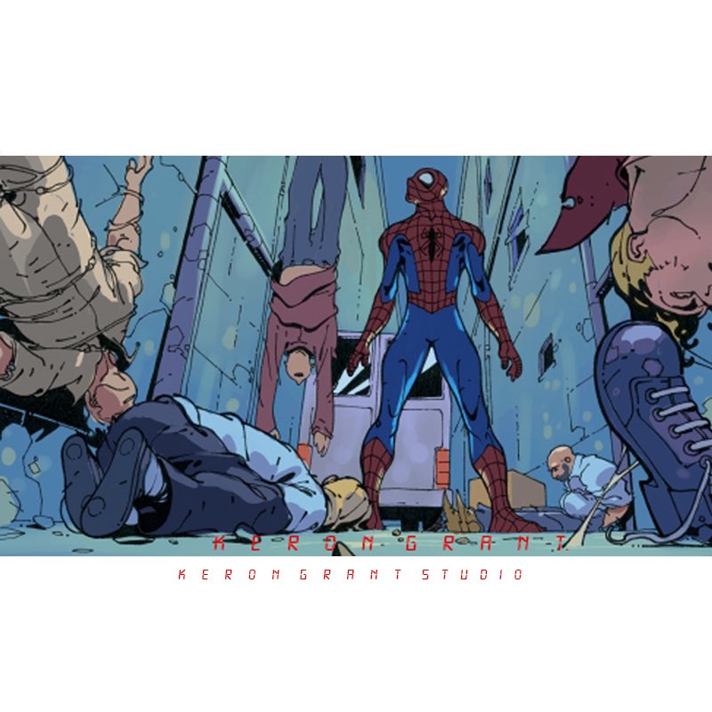 Kerongrantart's tweet photo. More spidey frames... for the life of me I can’t remember the game these are for. 😩 https://t.co/Vis6d54RSL