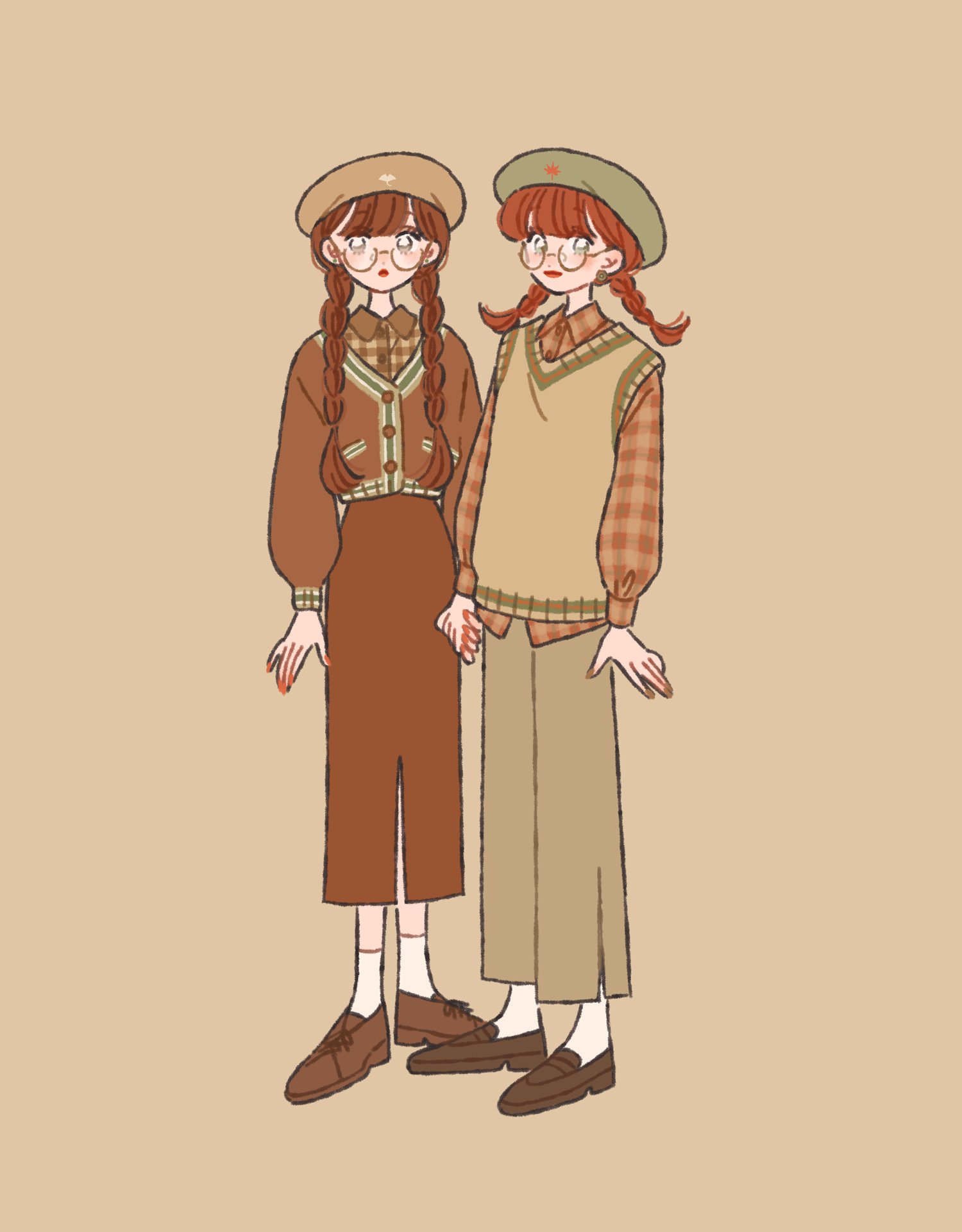 たなか 新作イラスト集 秋服 T Co Vsjx3yh5lc Twitter
