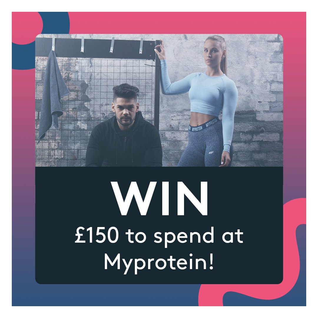 VCStudentsUK's tweet photo. We're giving away £150 to spend at @MyproteinUK 😍 To enter, head to: https://t.co/baqKmCGbdr and verify as a student (or just click and log in if you're already verified). Don't forget to follow and RT! T&amp;Cs apply. Ends 23:59pm on 24th Sept - good luck! #giveaway #vcstudents https://t.co/sDNsWnUBOX