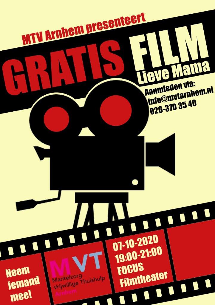 Woensdagavond 7 oktober organiseert <a href="/MVTArnhem/">MVT Arnhem</a> i.s.m. Indigo Preventie in Focus Film Theater Arnhem de film “Lieve Mamma” over de zorg van Sophie voor haar psychisch zieke moeder en haar zoektocht naar hulp. 
De toegang is gratis, aanmelden via info@mvtarnhem.nl of 026-370 35 40