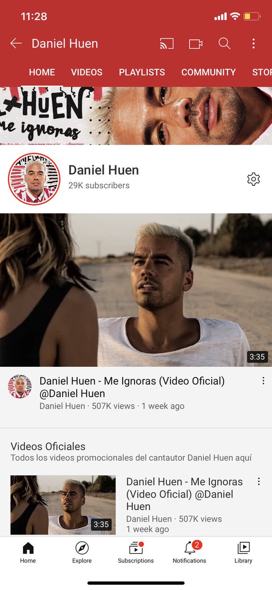 DanielHuen's tweet photo. MEDIO MILLÓN de GRACIAS 🤘🎵 #MeIgnoras ha alcanzado más de 500.000 reproducciones en #Youtube 💪🏽🔥 Vamos a por más 🚀 #Gracias #500K #youtubechannel
https://t.co/t3Q0Xzseb9 https://t.co/TGGzjWVSTr