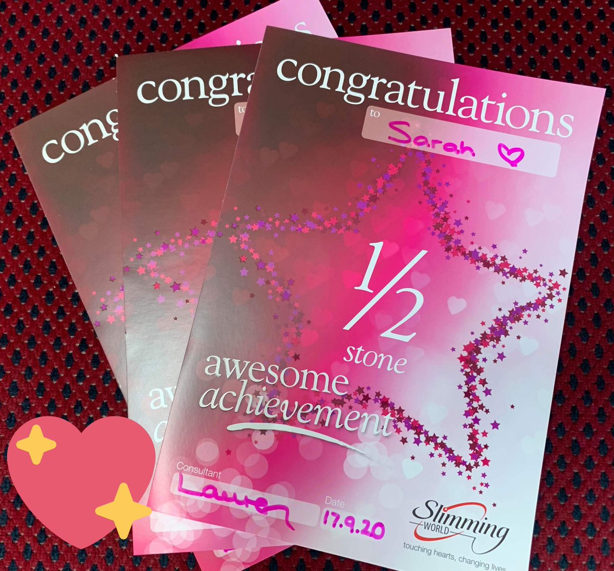CwmdareSW's tweet photo. How amazing!!! just some from last night's group 💕 #virtualtovenue #swawards #amazing #slimmingworld @CwmdareSW #swfamily #swmembers https://t.co/3QEaVov9sD