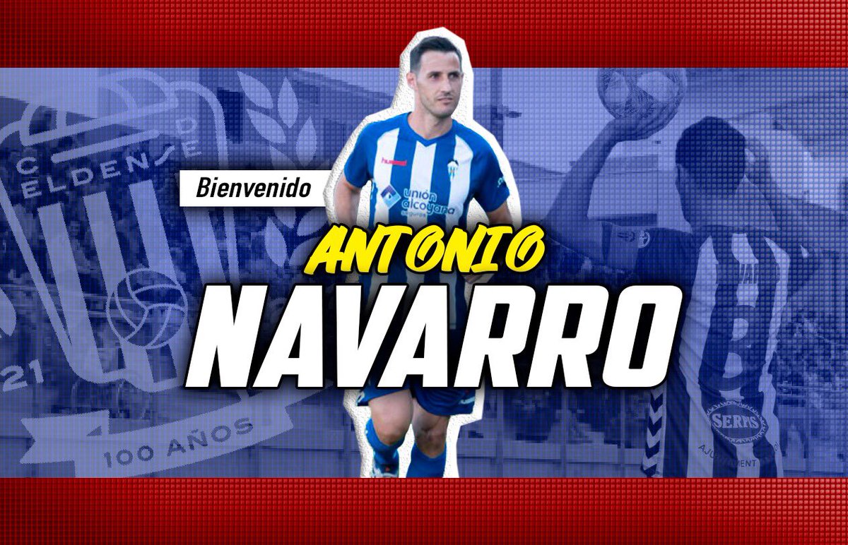 Antonio Navarro, nuevo jugador azulgrana🔵🔴

👉 El ex capitán del CD Alcoyano llega para aportar jerarquía y sobriedad en defensa🔝⚽️

👉 Puede desempeñar la posición de central y lateral, como demostró durante muchas temporadas en 2ªB‼️✨

#NavarroEsAzulgrana
#AupaDeportivo
