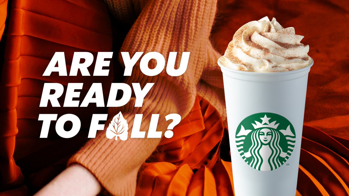 LIKE 🧡 this tweet to get a reminder on the day! Get ready to fall for the Original Pumpkin Spice Latte, fashionably late and coming to stores on the 25/09/2020. #TheOriginalPSL