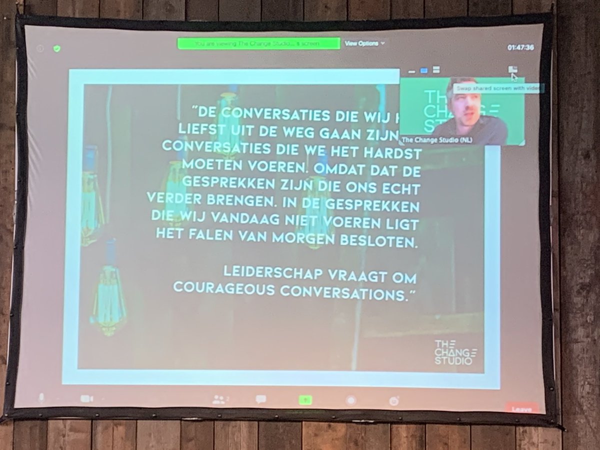 De lat ligt hoog! “Samen kan niet zonder jou”. En “conversaties die we het liefst uit de weg gaan moeten we het hardst voeren... doen we dit niet...” dus... <a href="/Corporatiehuis/">Het Corporatiehuis</a> <a href="/ChangeStudioNL/">changestudioNL</a>