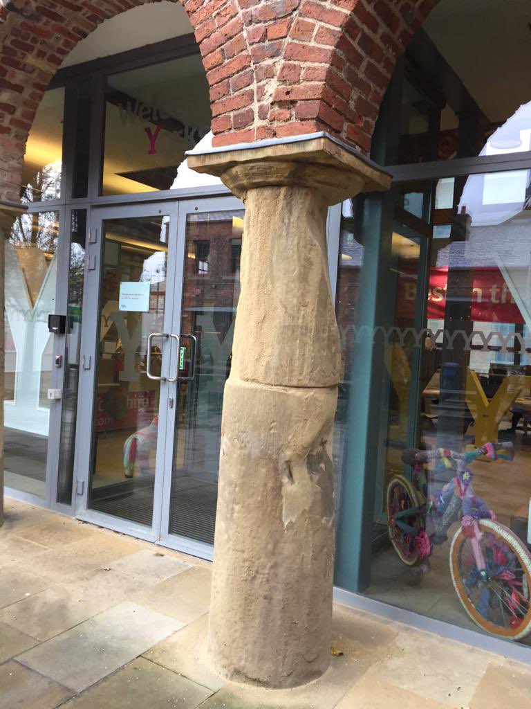 New columns completed this week on  <a href="/RoundFoundry/">Round Foundry Media Centre</a> in Leeds. We had to prop the front façade of the building to allow the replacement of the columns. Without a complex designed support scaffold the building could have collapsed. #openforbusiness