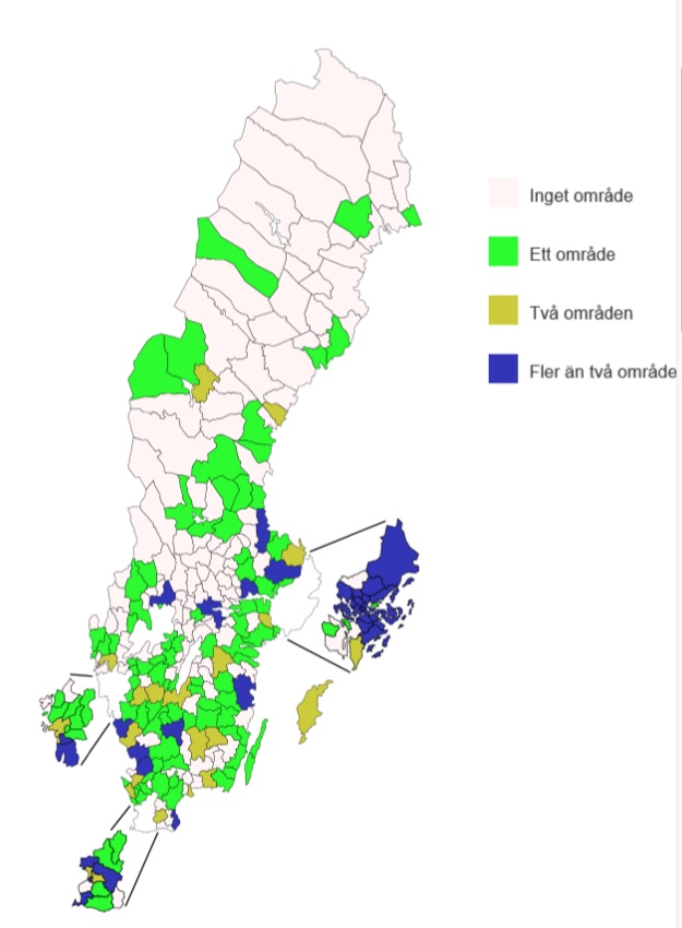 Den aktuella valfrihetskartan från <a href="/SKR_se/">SKR</a>: Det var länge sedan LOV var en företeelse enbart för borgerligt styrda Stockholmskommuner. Men de vita fläckarna är fortfarande många.