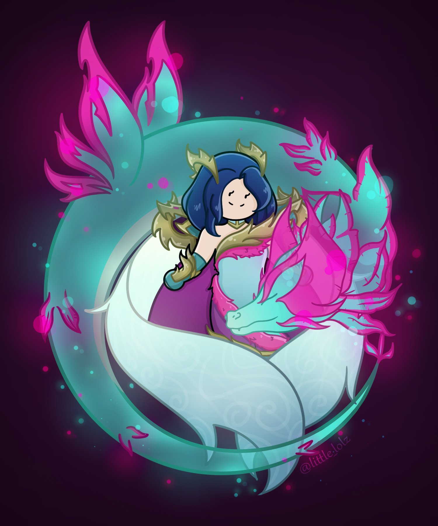 Ashe - faedragon + Aoshin by bloomlily101 on DeviantArt