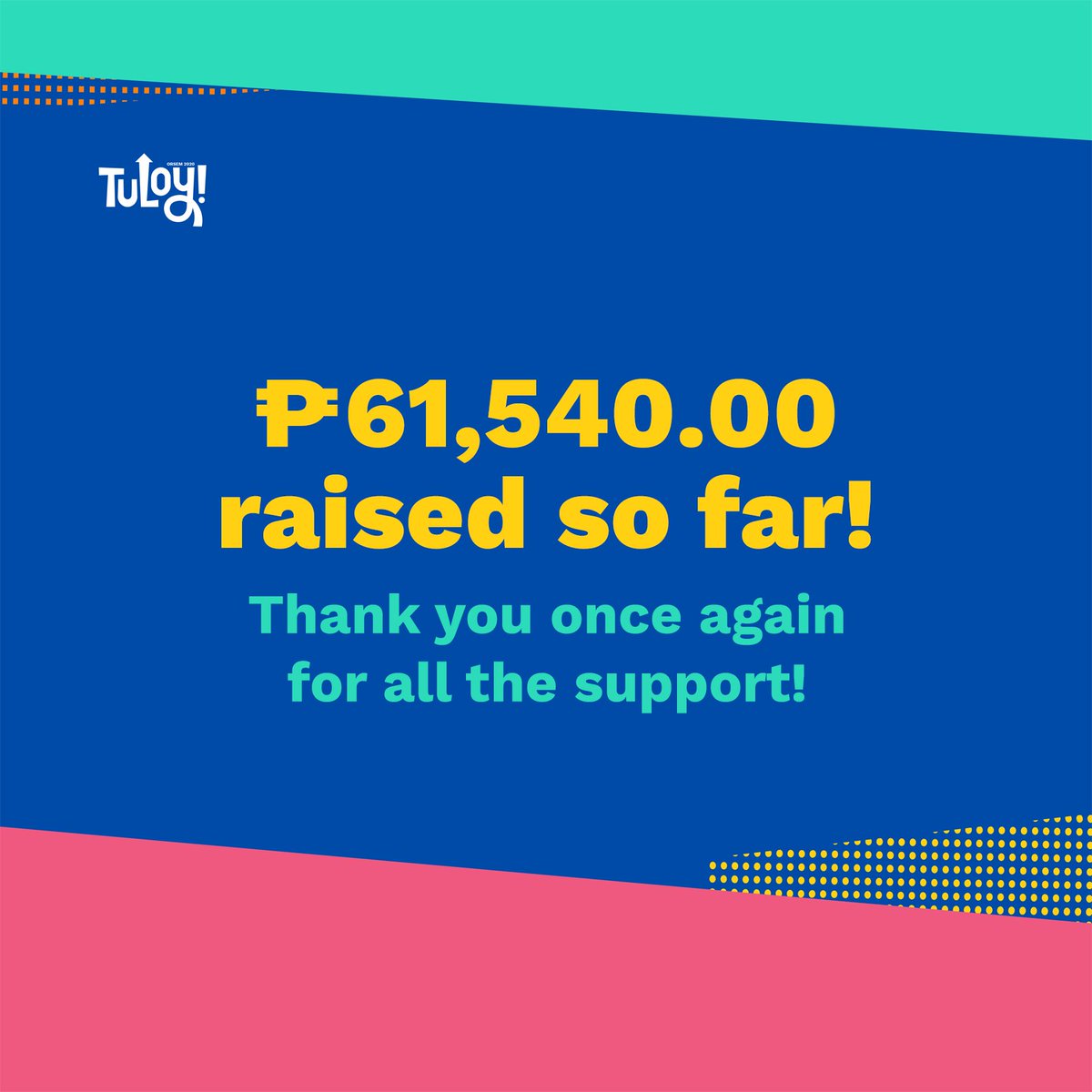 2020Orsem's tweet photo. All profits from our merchandise will be donated to teachers from Concepcion Integrated School! Donations will be accepted until September 30, 2020. Pre-orders are also still on-going!

Stay tuned for a special surprise coming your way tomorrow!

#OrSemTuloy
#TuloyPaRin https://t.co/uVme1DjUiz