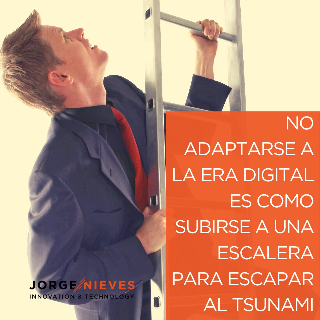 jnievestech's tweet photo. Esta frase la repito mucho porque veo que muchas empresas y organizaciones están esperando a que todo “esto” pase. Siempre digo que hay que surfear la ola de la “cuarta revolución”. Quedarse a esperar a que la situación cambie+ https://t.co/9mzlIK8vvw