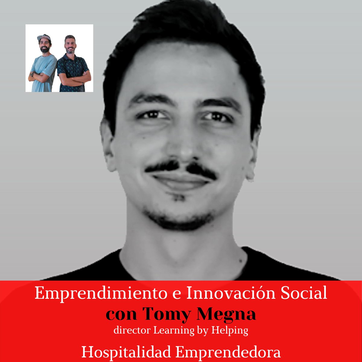 EmprendePodcast's tweet image. 🔊 ¡Nuevo episodio!

Esta semana charlamos con Tomy Megna, director de #Learningbyhelping, semillero de creación e innovación social.

🌟 Aprendemos de emprendimiento social y claves para que sea un éxito.

🎧linktr.ee/HospitalidadEm…

#emprender #emprendimientosocial 
#podcast