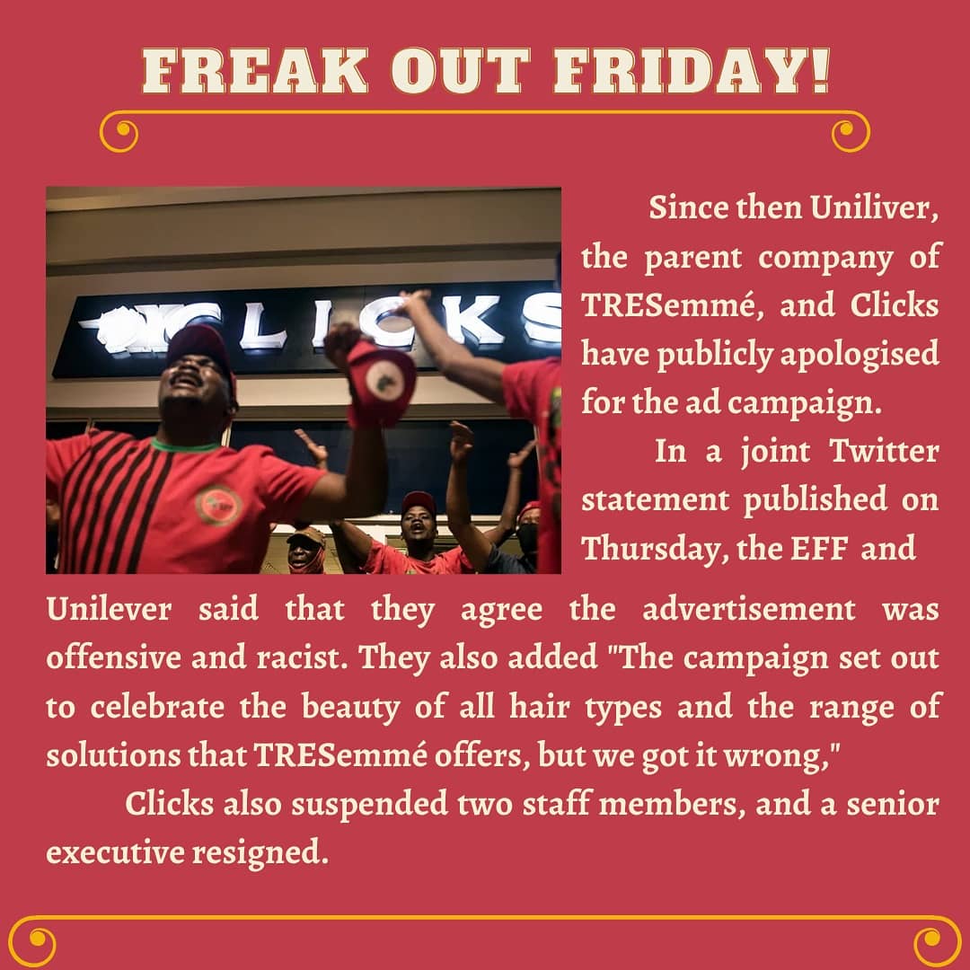 South Africa's Clicks beauty stores raided after 'racist' hair advert