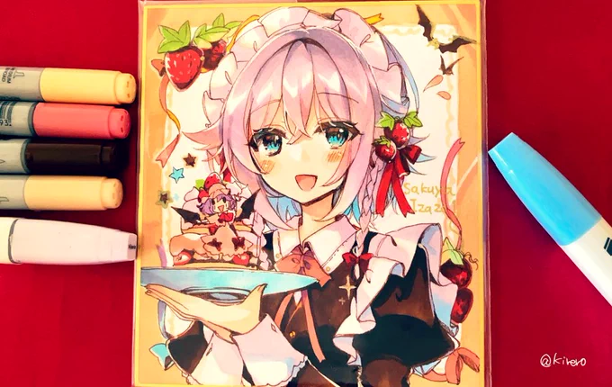 苺咲夜さんwithレミリアちゃん🍓 