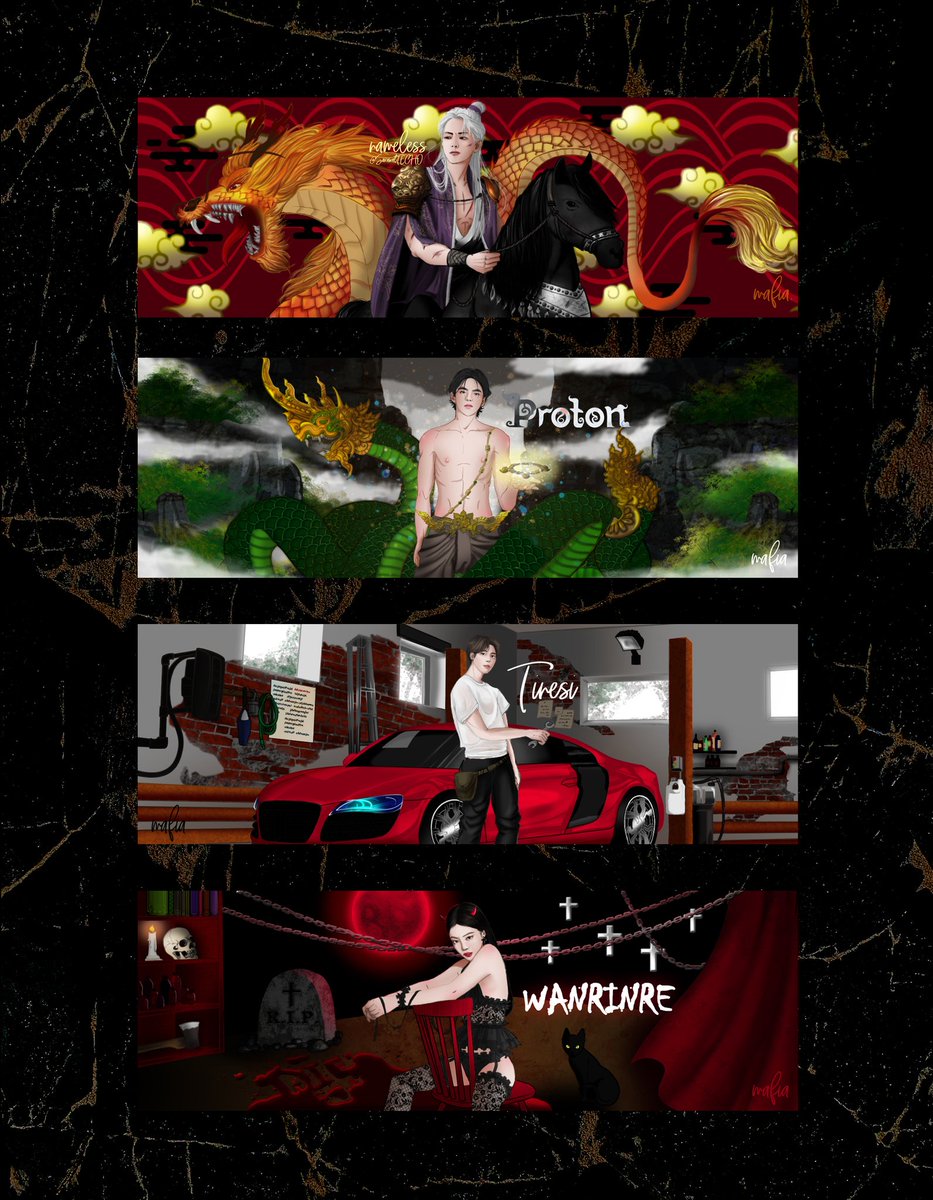 Hi วันนี้น้องมาเฟียจะมา come back ร้าน เลยอยากมาแจก กติง่ายๆเพียงคุณเป็นฟลว.ของร้านเรา สุ่มแจกfull header 1คน เมื่อยอดฟลว.ครบ300 คน สุ่มจากฟลว.ที่รีทวิตนี้เท่านั้น 
#ร้านฟอร์บอท #แจกฟรีแค่รีฟอล #ร้านเฮด #แจกฟรีไม่รีได้ไง #แจกเฮด #น้องมาเฟียมาแจกบ่อยจัง