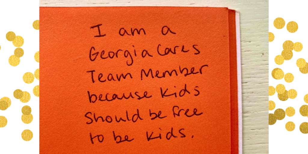 Happy #FeelGoodFriday  Ever wonder why our Georgia Cares team does what we do? Here's just one reason why: Kids should be free to be kids! Shout out to our Care Coordinators!