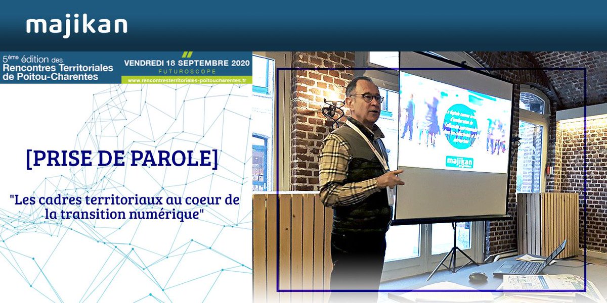 [LIVE] Rejoignez-nous à la conférence "Les cadres territoriaux au coeur de la transition numérique" animée par @Soluris (Syndicat Informatique de Charente-Maritime), la <a href="/villedeChauray/">Ville de Chauray</a> ainsi que de @majikan"
