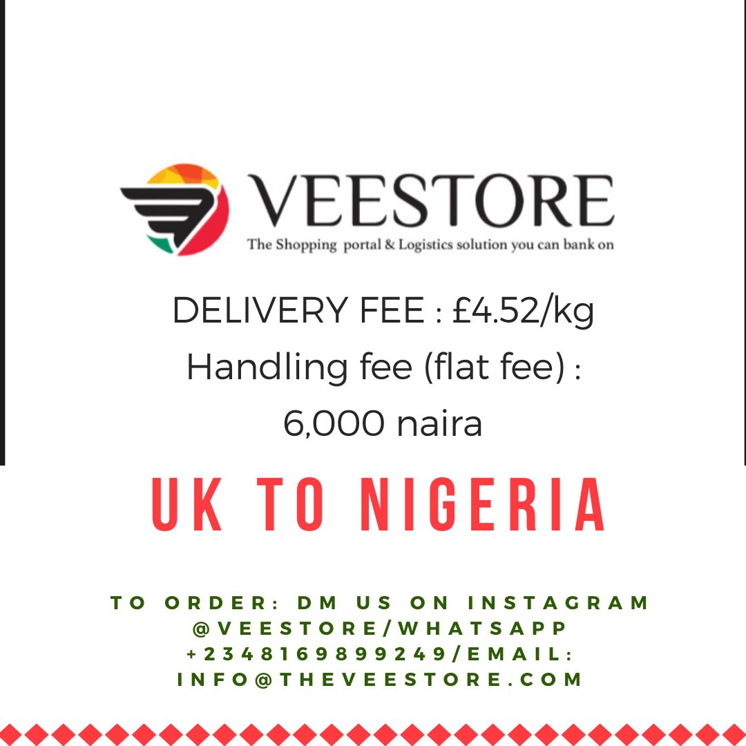 Imports - U.K. to Nigeria! No custom charge. 7 working days and dispatched every Friday from the U.K. 🇬🇧 . WhatsApp : +234 816 989 9249 to get started  #veestore #uktonigeria #londontolagos #ukimport #cargoinnigeria