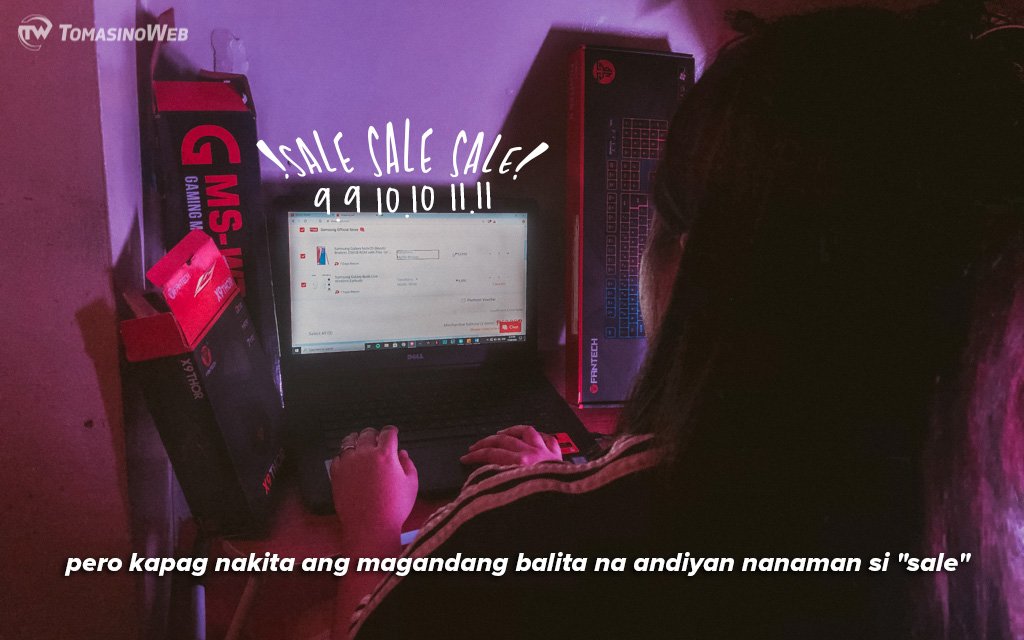 TomasinoWeb's tweet photo. "Pero kapag nakita ang magandang balita na andiyan nanaman si "sale", ayun, add to cart na naman at baka sakaling gumaan ang pagkabalisa sa panahong ito."
#TWNewNormal https://t.co/px0ZSItqiJ