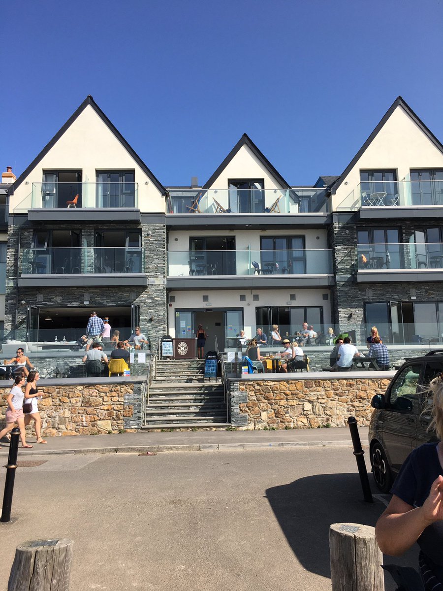 TonyHisted's tweet image. Perfect lunch at the Atlantic #Polzeath #Cornwall