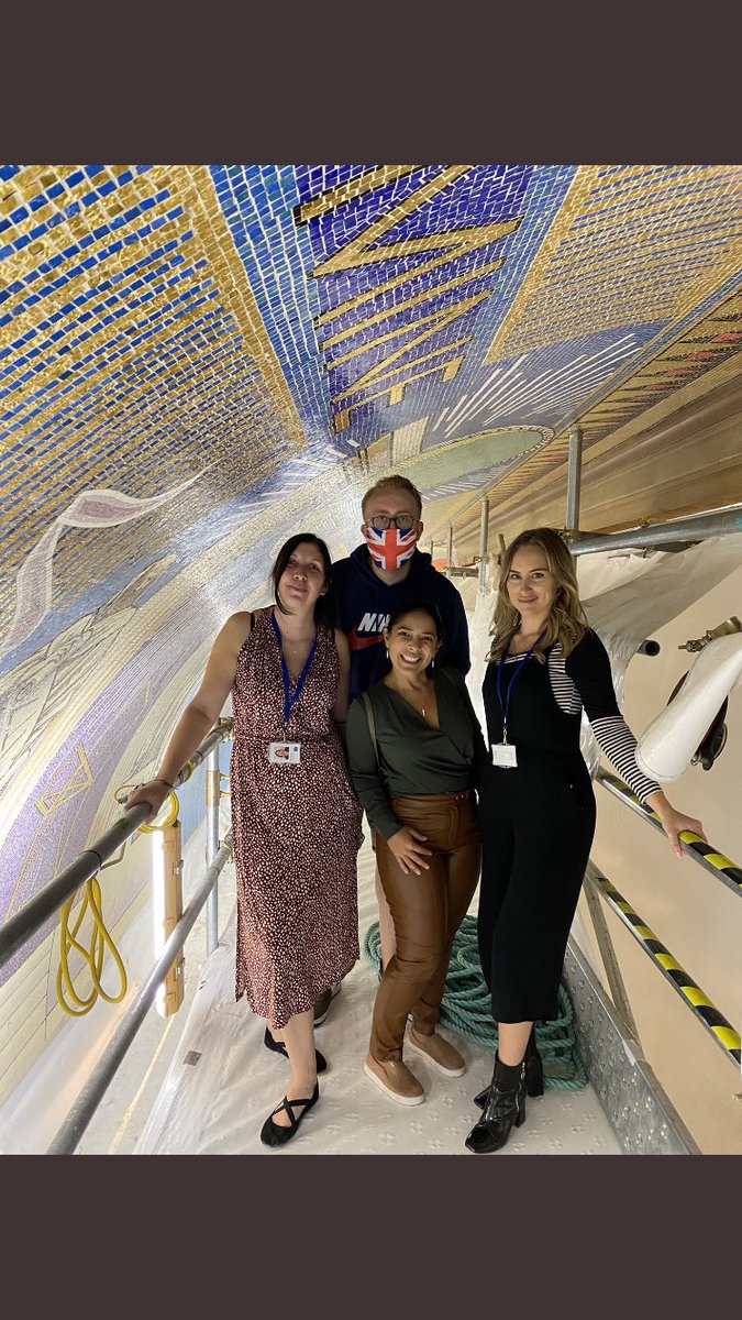 WorvellMichelle's tweet photo. Fab team - stunning mosaics @FreemasonsHall https://t.co/nIcqusk1WR