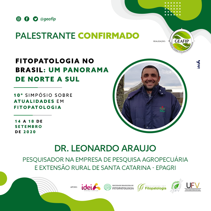 E hoje (18/09), às 19h, no Canal do Youtube do Geafip tem Painel Sul!😍😍
Pessoal, não fiquem de fora e reservam esse tempinho na agenda! 
Link do canal:
youtube.com/channel/UCjaQ3…

#agronomia #fitopatologia #ssaf #brasil #sul #geafip