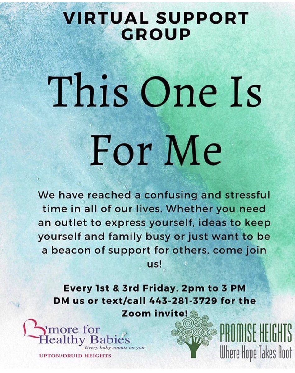 @bmore4healthybabies welcomes you any day, especially today! Find the group you’ve needed...this one is for YOU. #expressyourself #mutualsupport  #bmoreforhealthybabies #promiseheightshasyourback