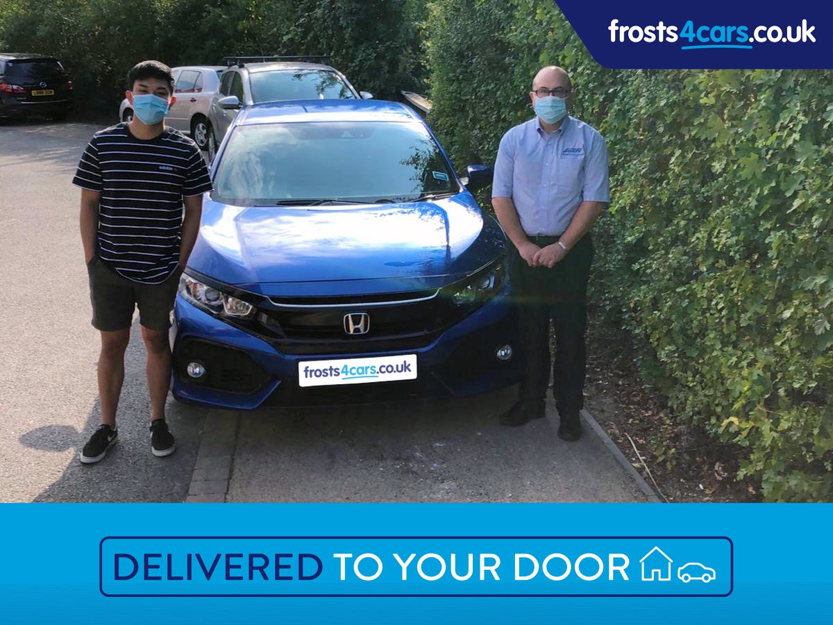 FrostsCarsLtd's tweet photo. 🏠 🚘 DELIVERED TO YOUR DOOR 🚘 🏠

🎉 Observing social distancing guidelines, Dino from our #ShorehambySea dealership delivered Mr Montilla his #Honda #Civic directly to his door.

🔎 Search our full used car stock here ➡️ https://t.co/UGa3mpOzpE

#Brighton #Worthing https://t.co/40cXaTm5Xo