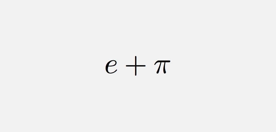 So far no one has been able to prove if e + π is irrational or not, however there's one thing we know: either e+π or eπ has to be irrational! Here's why: youtube.com/watch?v=ZxA-xD…