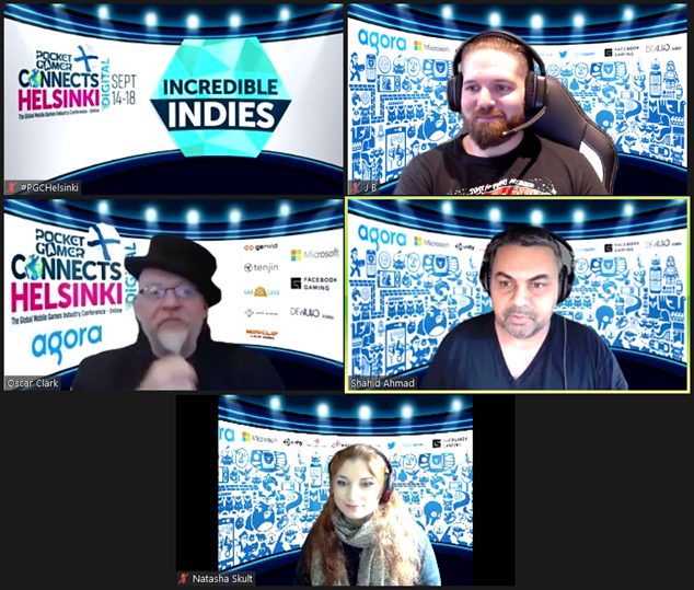 theJBDev's tweet image. What a nice panel today at the @PGConnects Helsinki with these beasts of the #indiedev scene! 

Btw, chatting after the panel I got news of this #visualnovel  #indiegame  that&apos;s on twitter as @claymancer ... And it does freaking awesome!