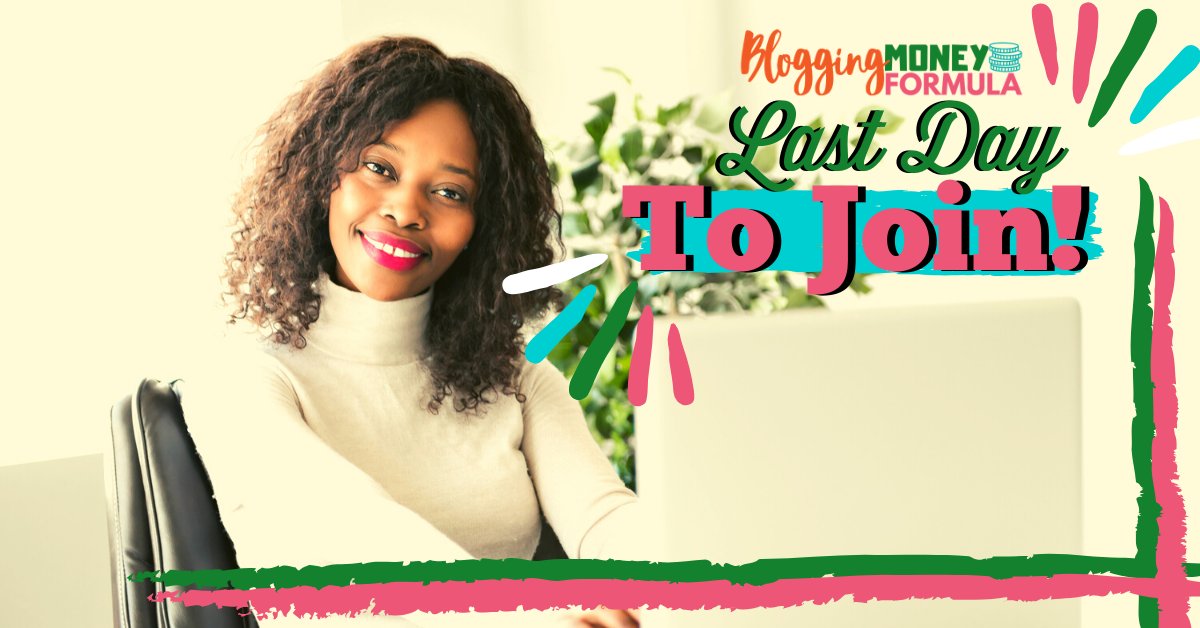 MissMillMag's tweet image. &quot;I really hope you are planning to jump in and join me soon.

...because doors for my Blogging Money Formula program closes tonight… in just a few hours.

So it’s now or never….

Sign up today! 

missmillmag.com/blogging-money… #blogmoney #blogging  #BloggingMoneyFormula #MissMillMag&quot;