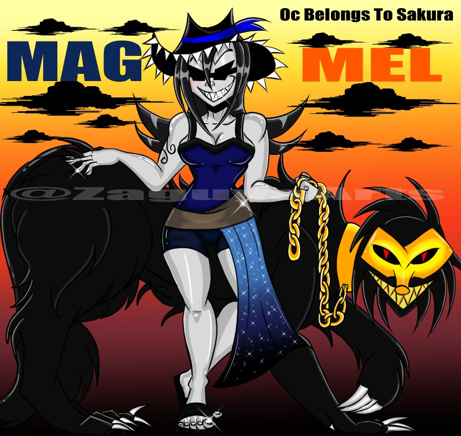 ZaguyaA's tweet photo. Art trade for sakuraJp on instagram. I drew her lovely oc Magnocia. Gosh i love her design a ton. ❤🔥😈 #myart #arttrade #cartoonist #mangaart #Animeartist #illustration #comicartist #characterdesign #CLIPSTUDIOPAINT https://t.co/6LXb2aQg81