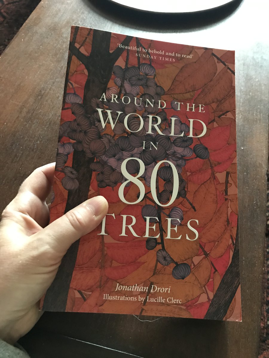 nicolawoodsart's tweet photo. So grateful for the gift of this book! Fascinating info from @jondrori & beautifully illustrated by @LucilleClerc Thanks to @typebooks for carrying it #ilovebooks #ilovetrees #treeknowledge #TreeTwitter #BookTwitter https://t.co/WM2aJ2wQmP