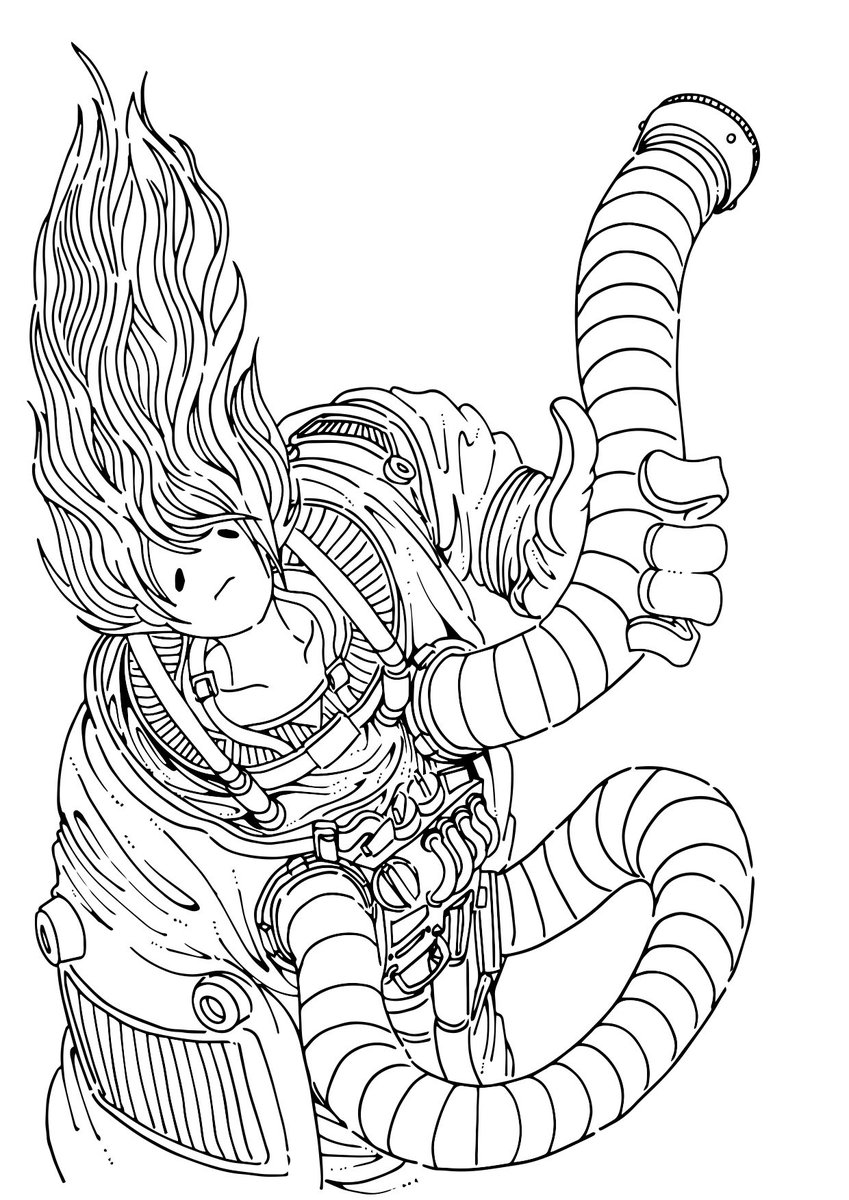 コクモツ アニメ 電波女と青春男 もっと早く観たかった 宇宙服ファッション イラスト