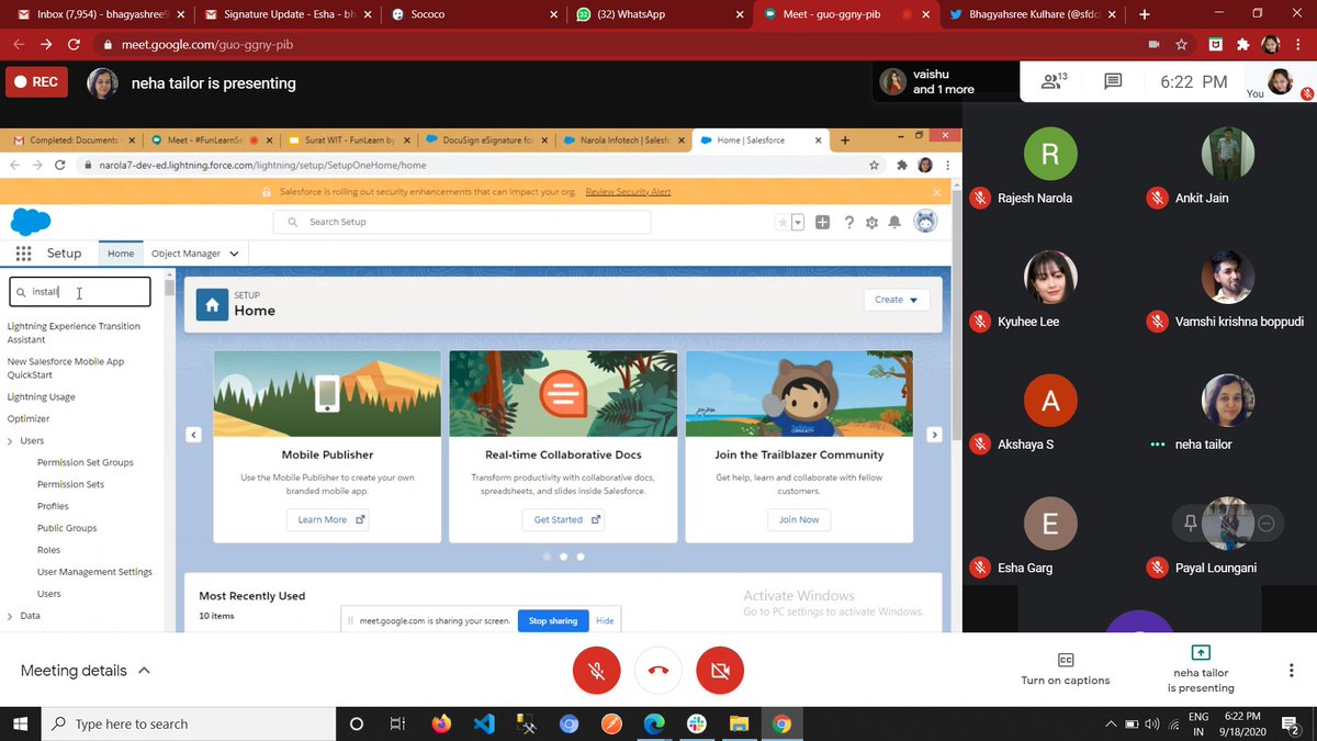 sfdcbhagyashree's tweet image. Learn about &apos;Docusign integration with sales cloud&apos; on 18th Sept&apos;20 with #FunLearn talk 4 speaker 
@NehaTailor7
@SuratWIT_SFUG
#FunLearnDocuSales