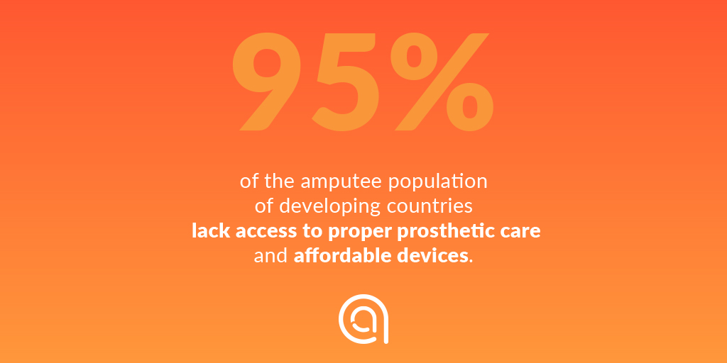 AmparoAccess's tweet photo. 🔥#FridayFacts🔥
The vast majority of amputees in developing countries do not have access to prosthetic care and affordable devices. We aim to
change that! 
Join Amparo Access' cause and help to change someone's life, today: https://t.co/jbDxbcZT2c https://t.co/dtC6oBshaW