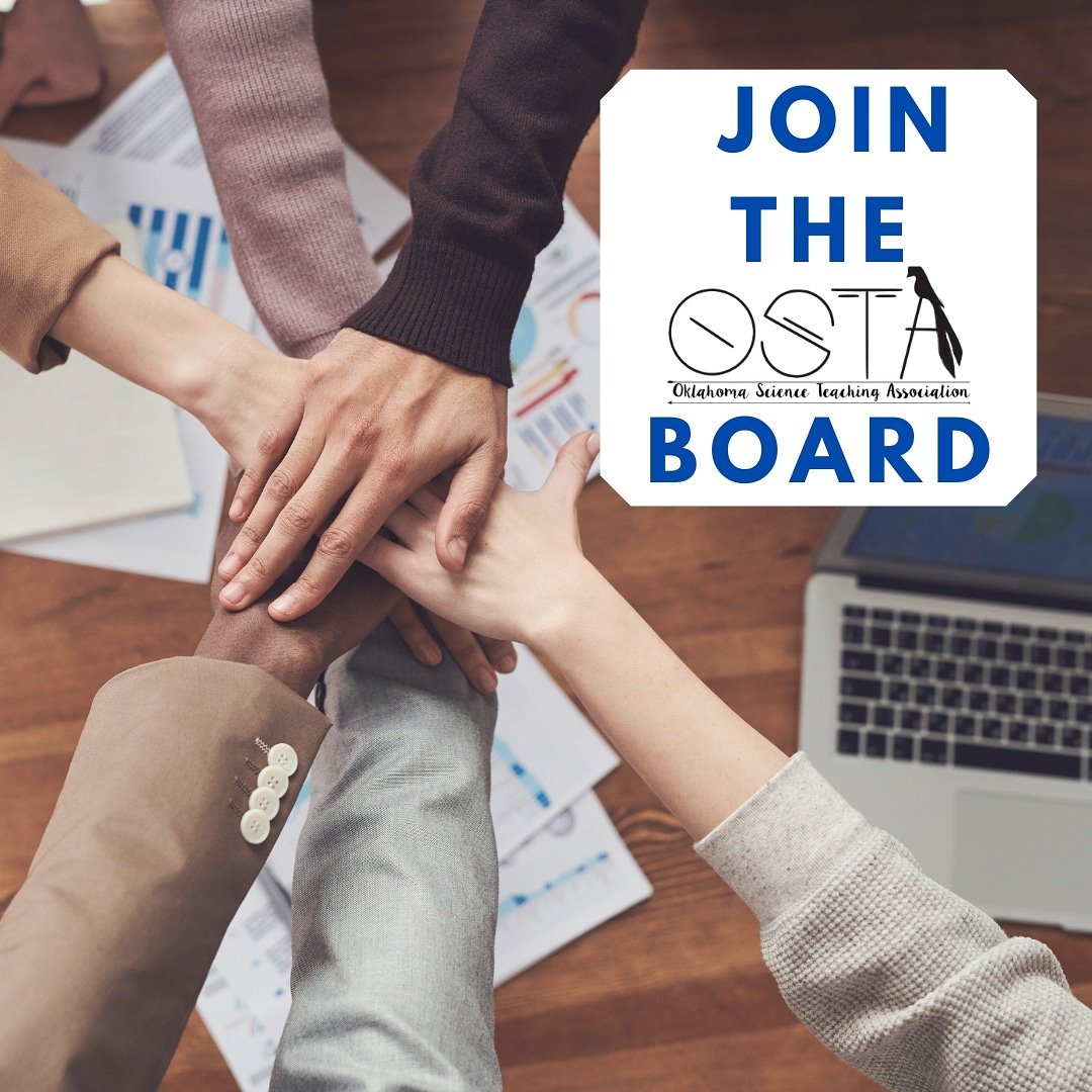 Oklahoma Science Teaching Association is looking for passionate, hardworking science teachers from across our great state! Sound like someone you know? 

Nominate yourself, a friend, or a colleague who would like to become a part of OSTA leadership. 

forms.gle/tmxC28JxQ4uvsW…