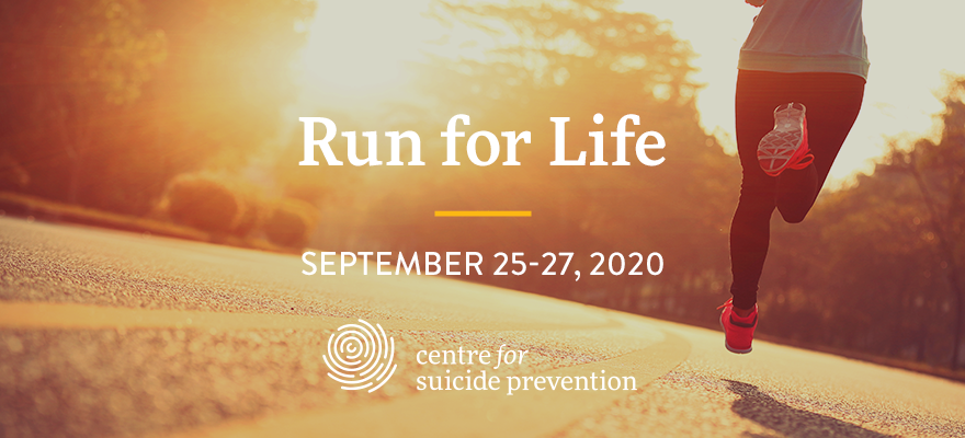 cspyyc's tweet photo. Run for Life 2020 is one week away! Register to participate virtually by running or walking 3, 5, or 10 km to remember those we've lost to suicide and raise awareness. https://t.co/mEbt6xekJp #RunforLifeAB https://t.co/v90lOfyfkQ