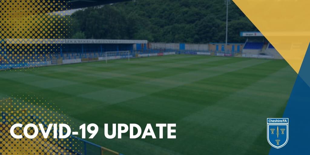 We are aware of the recent Government announcement regarding local lock-downs in parts of Merseyside, Warrington &amp; Halton.

We are working with relevant authorities to understand the effect this may have on Grassroots Football in Cheshire.