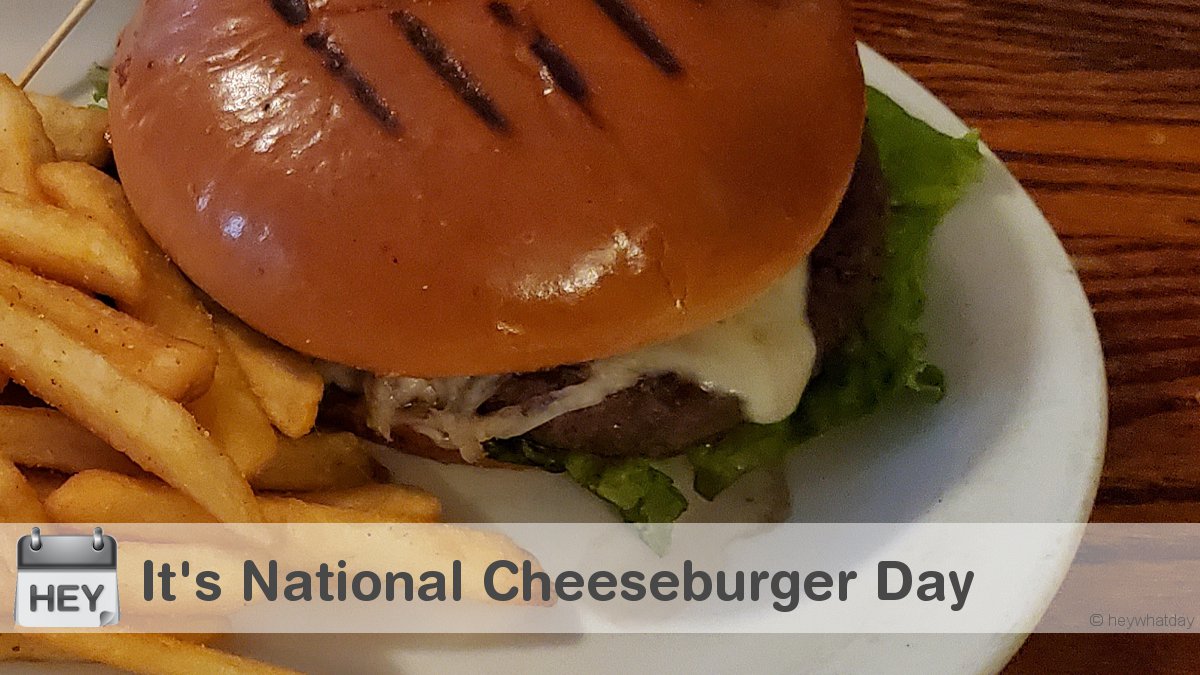 It's National Cheeseburger Day! 
#NationalCheeseburgerDay #CheeseburgerDay
