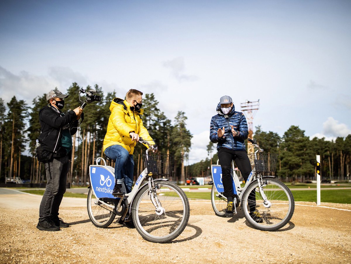 Ja es nevaru iziet uz starta ar savu auto un sacensties ar divkārtējo pasaules čempionu, tad kādēļ gan lai to neizdarītu ar velosipēdu? #trackwalk #NesteRigaRX #johankristoffersson